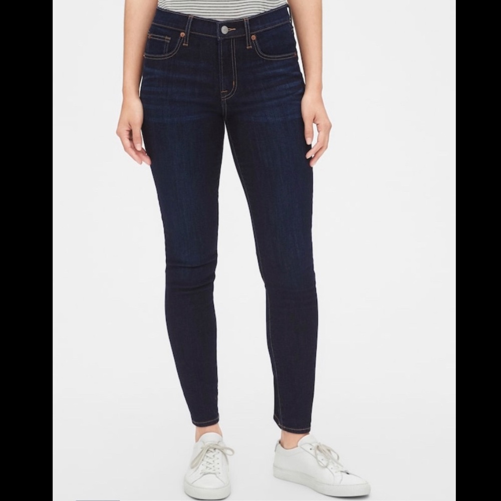 Gap Mid-rise Always Skinny Jeans Sz 27L/4 Long